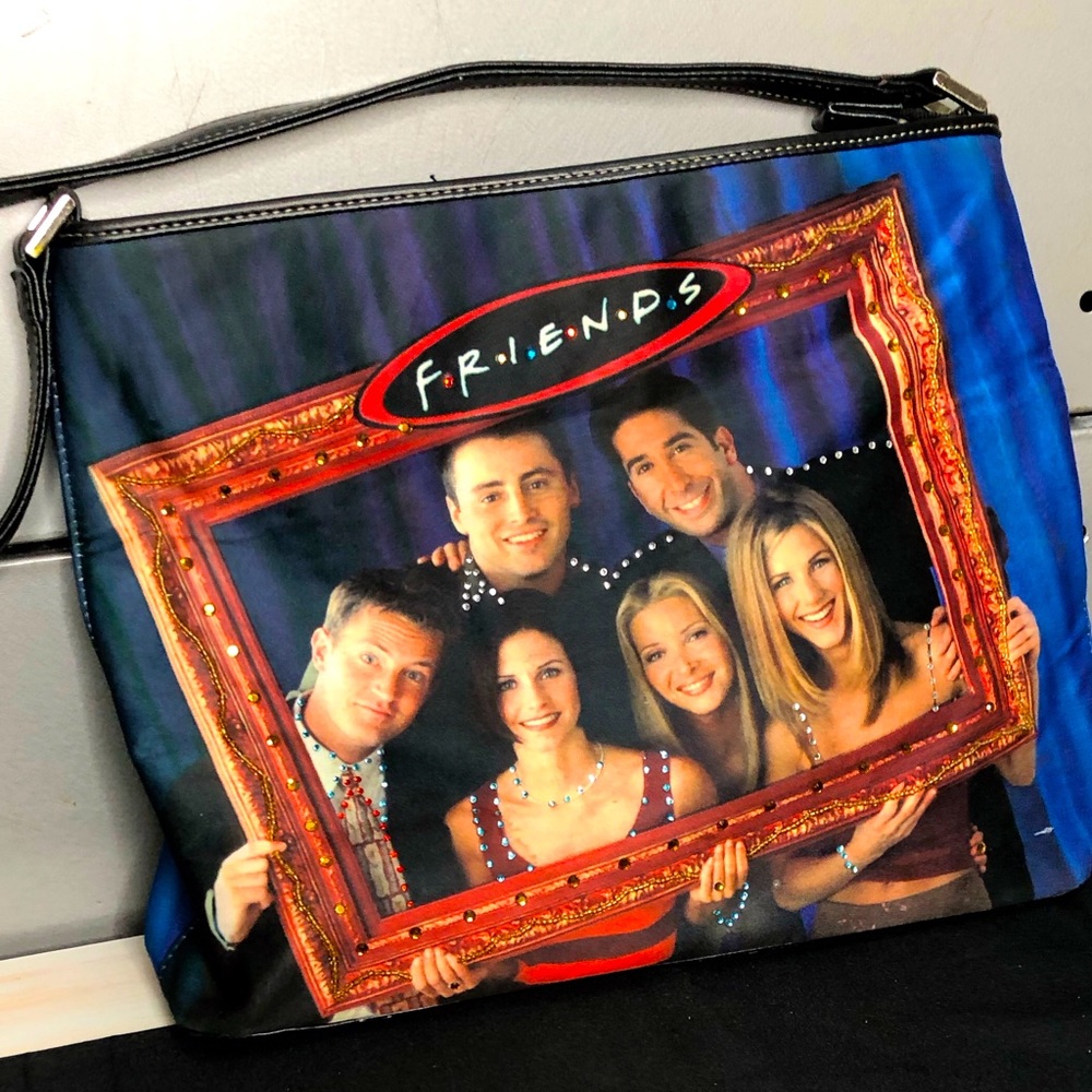 F·R·I·E·N·D·S Collector's Item! Bedazzled on one side Character Tote Purse